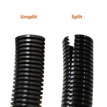 Wire Protection split corrugated conduit split loom