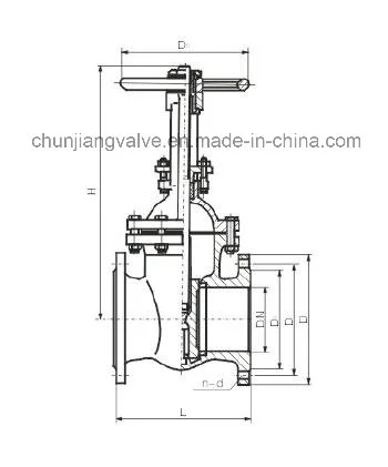 Cast Iron Flange Rising Stem Gate Valve