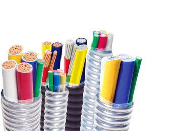 Radiant cross-linking frequency cable