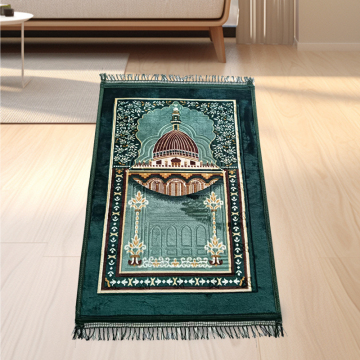 Cross-Border Islam Growth Mat Square Anti-Slip Prayer Blanket Carpet