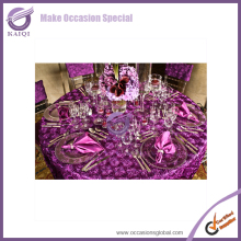 #19805 rubber table cloth for cherry blossom wedding decor