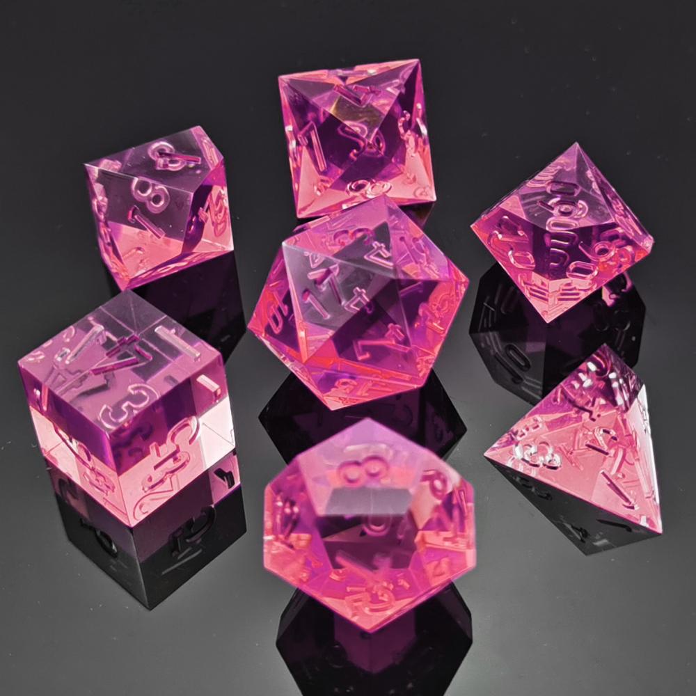 Colorful Crystal Handmade Poyhedral Dice 5