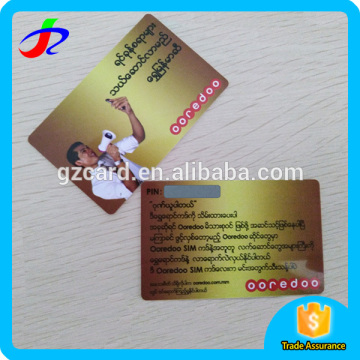 2016 good manufactory supply scratch coupon card printing