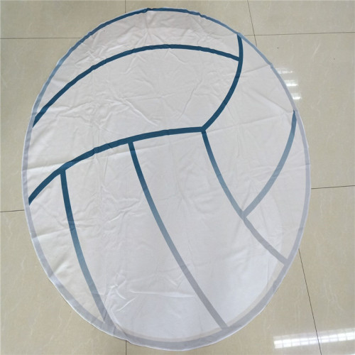 sea round beach towel with travel bag