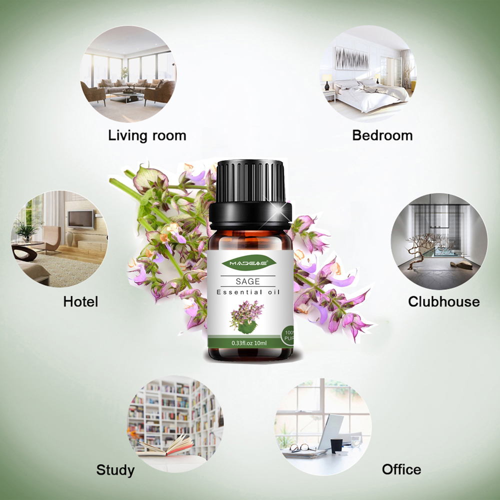 Venta en caliente Masaje a granel difusor Sage Essential Oil