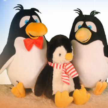 Happy penguin plush toys