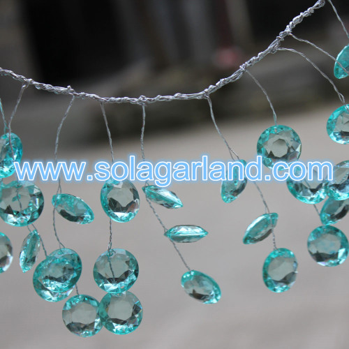 18MM Acrylic Crystal Wire Beaded Branch