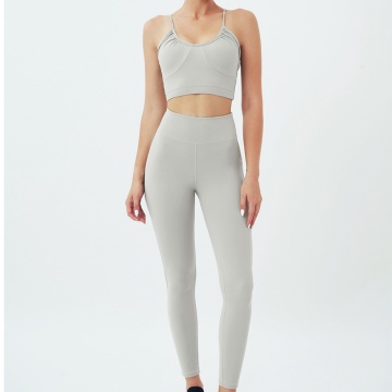 Yoga legging and bra workout set