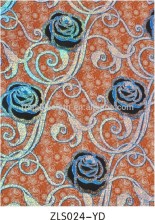embossed pattern vinyl 3d table cloth
