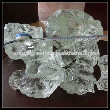 landscaping crystal white glass rocks