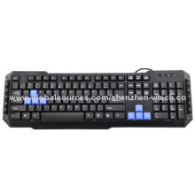 Ultra-slim Flat Keyboard with Multimedia Keys