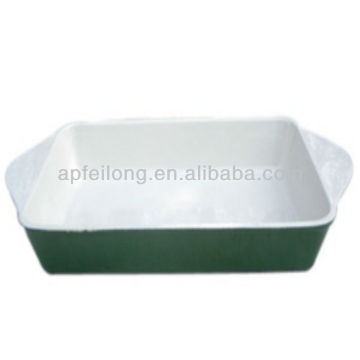 Cast enamel dish pan/pan