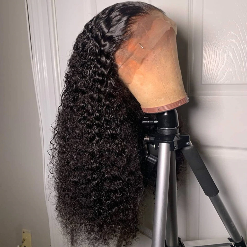 HD Lace wigs Frontal Human Hair Wigs for Black Women wholesale Remy Brazilian Curly Lace Front Wig Pre-Plucked With Baby Hair