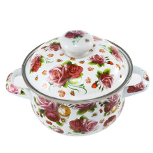 18cm Good Quality Best Selling Enamelware Enamel Soup Pot Casserole