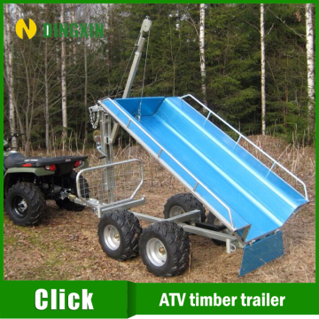 China wholesale crane timber trailer,log loader trailer,log trailer