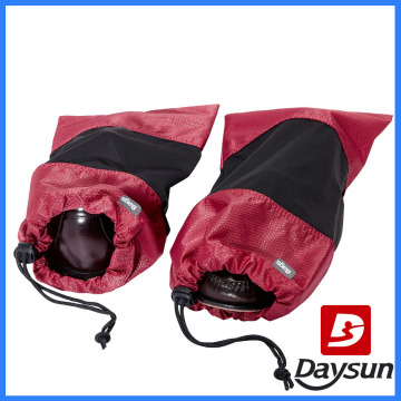 Fashion set of 2 shoe sleeves drawstring bag pack