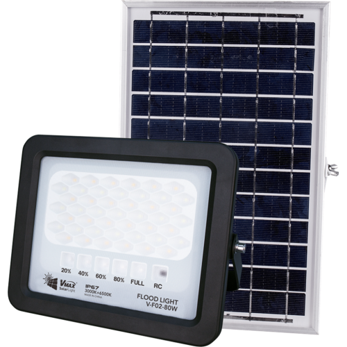 led solar flood lamp