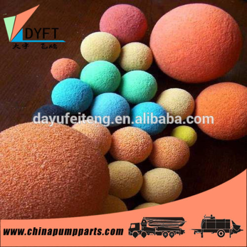 hot selling concrete pump cleaning sponge balls for cleaning concrete pump pipe