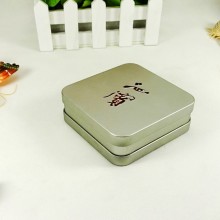 factory sale custom made embossed square tin metal box