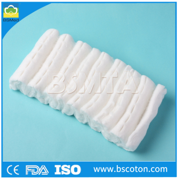 hospital use cotton absorbent zigzag cotton