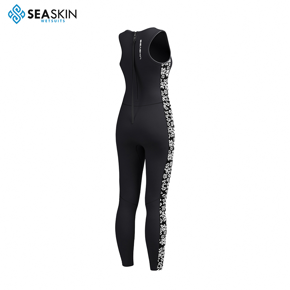 Seackin Γυναίκες Αμάνικο Wetsuit 2mm Spring Surf Wetsuit