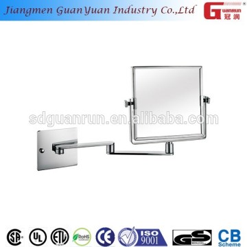 vanity chrome magnification hotel bath wall mount mirror