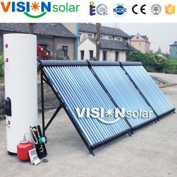 Seperate Pressured Closed Loop Solar Water Heater Systems