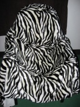 Artificial zebra Fur Blanket
