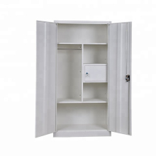 Steel Wardrobe Metal Storage File Cabinet - Wholesale Office Cabinet with 2 Swing Doors