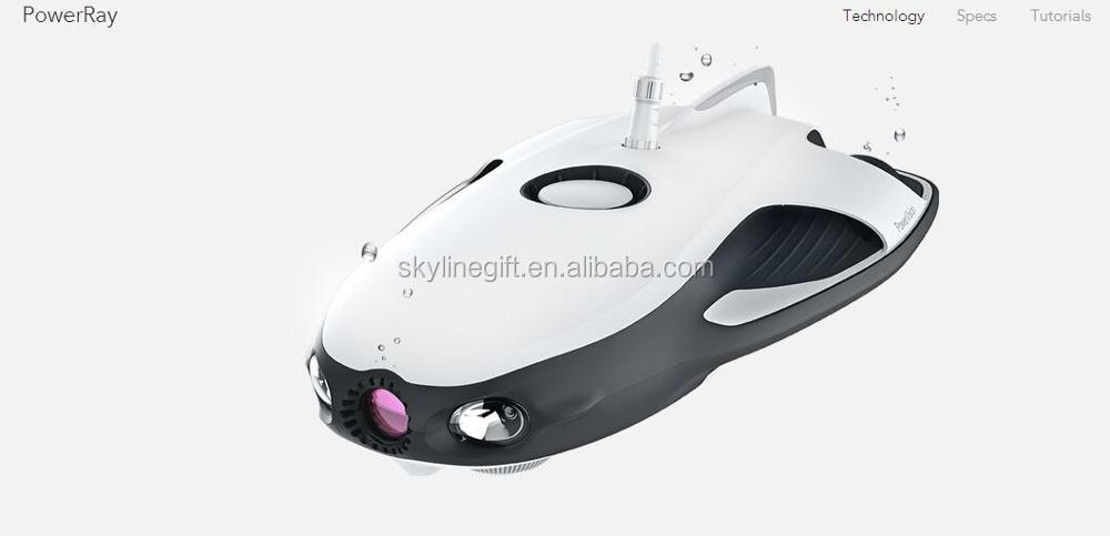 Underwater Drone PowerRay RC submarine boat under sea find fish