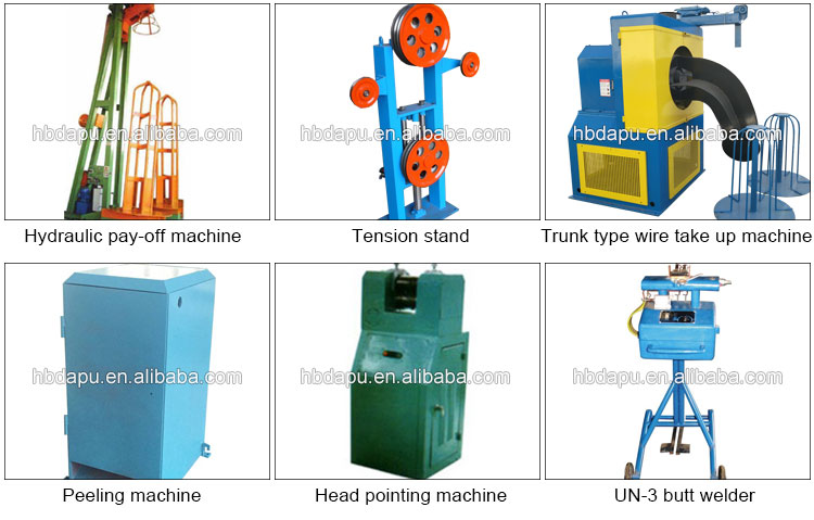 PLC Controlled high speed straight line wire drawing machine for low carbon steel