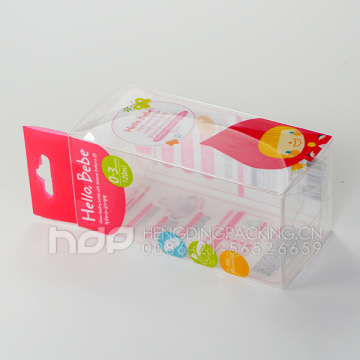 customized high quality clear printed soft plastic boxes