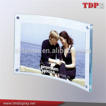 Clear custom magnetic acrylic photo frames