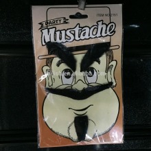MMO-0252 party funny black artificial self-adhesive devils fake mustache set