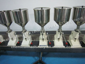 manual lotion gel filling machine