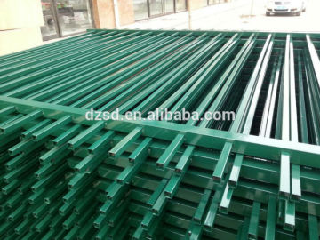 Powder coated Zinc Steel Tube Fence