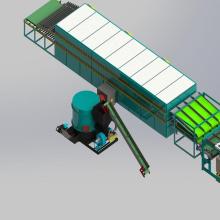 wood drying machine core roller veneer dryer machine