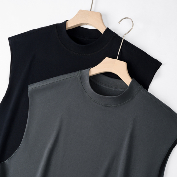 Custom Logo Mens Cotton Tank Tops - Summer Gym Workout Apparel