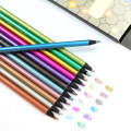 Μη τοξικό χρωματιστό μολύβια 12 σετ χρωματισμού