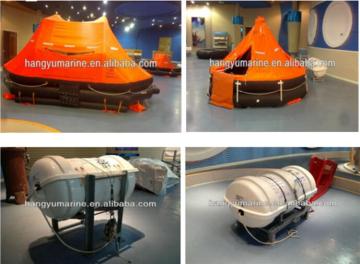 Marine safety rubber life raft