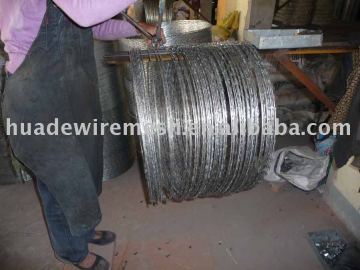 spiral razor barbed wire/clips razor wire