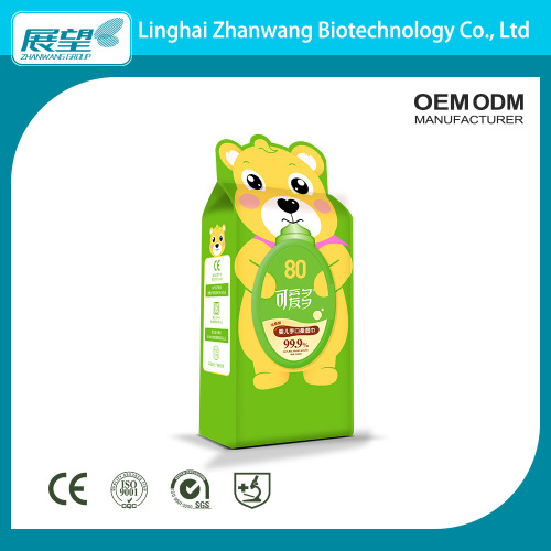 OEM Factory Supply Natural Baby Wipes with Plant