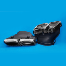 Chrome Exhaust Pipe for Mercedes AMG W205/W204 C63 AMG Stainless Steel Modification