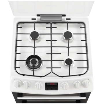 White Gas Oven Freestanding Cooker