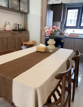 Japanese Linen Tablecloth Fresh Healing Style