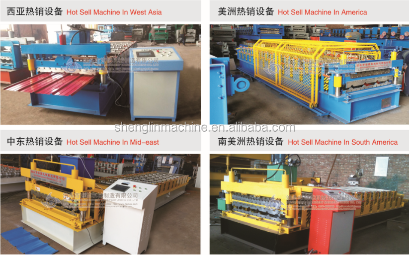 Cangzhou color steel IBR profile roll forming machine price