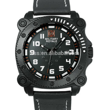 MR085 New Mens Black Dial Military Watches Quality Watches Men Military