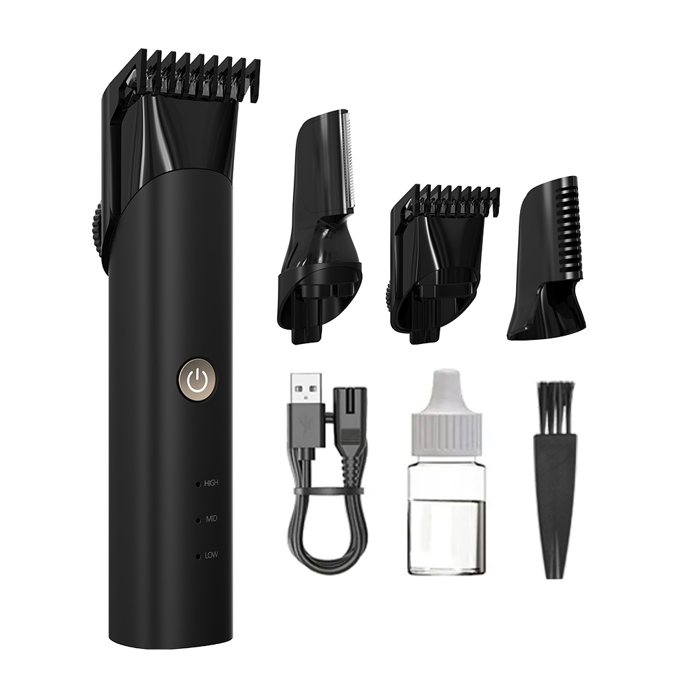 Replaceable stainless steel blade head hair trimmer