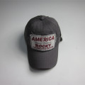 High Quality Washed Cotton Patch Sports Cap