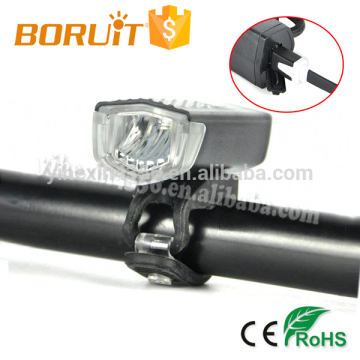 Boruit Super Bright USB Recharge Bike Light